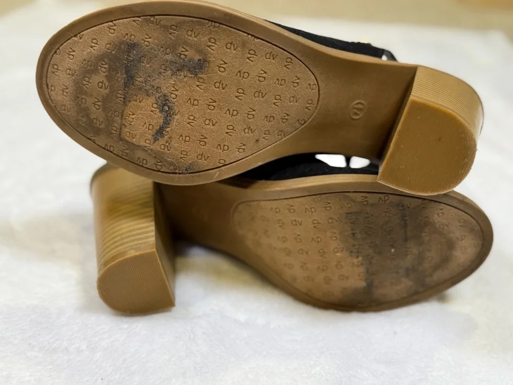 Dolce Vita Peep‎ Toe Booties Womens Size 7.5 - Picture 6 of 7